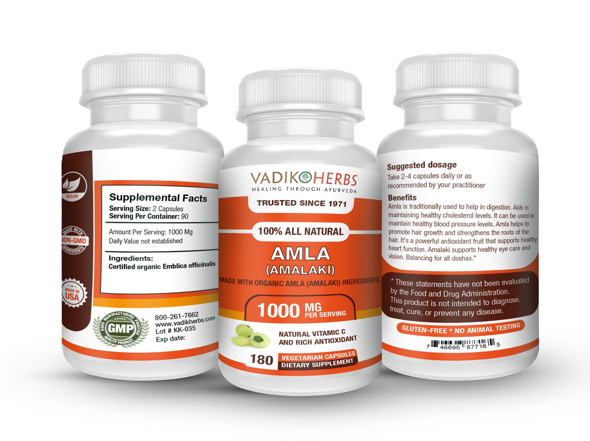 Amalaki (Amla) Capsules - Vadik Herbs