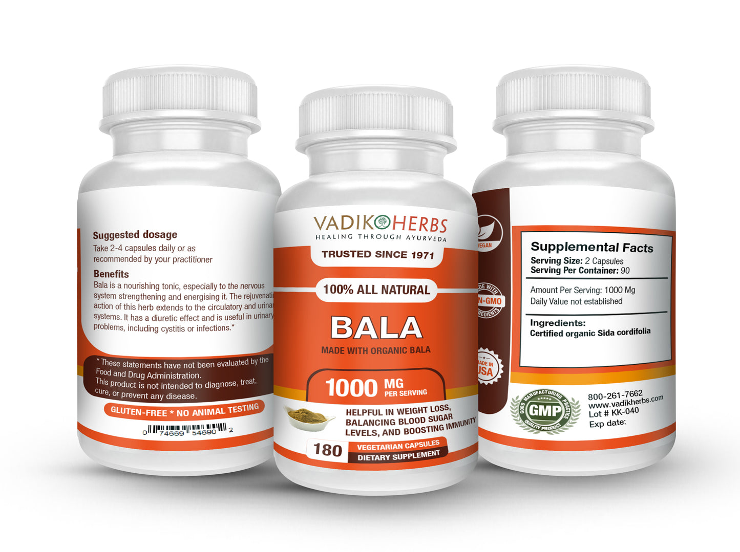 BALA CAPSULES - Vadik Herbs