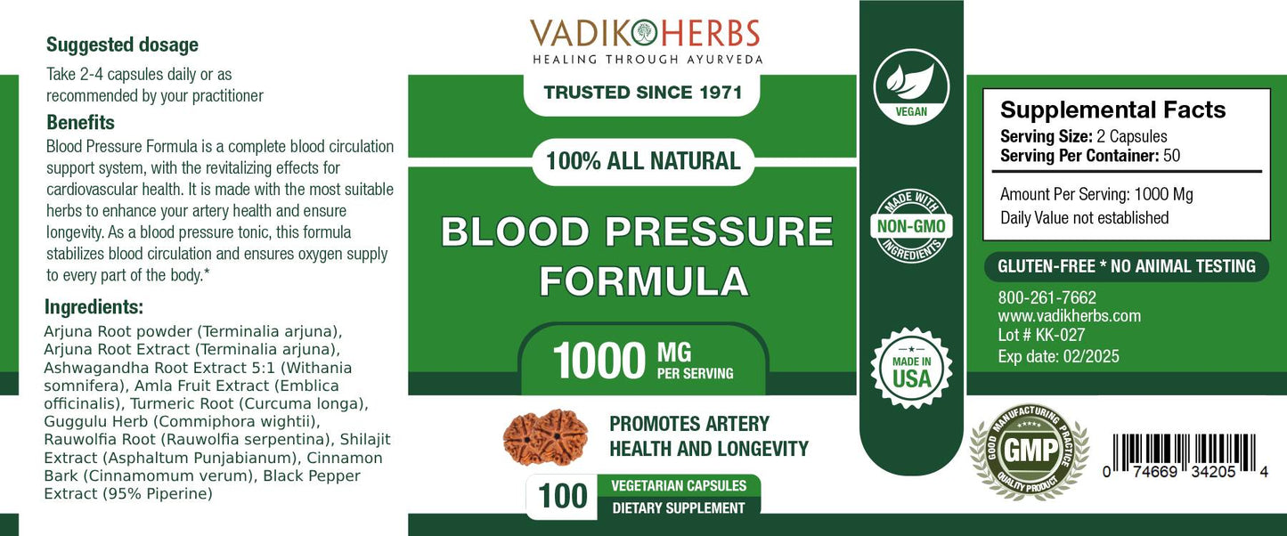 Blood Pressure Formula