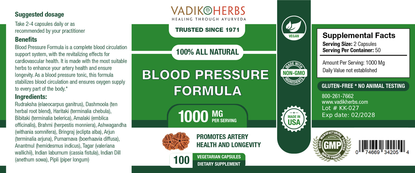 Blood Pressure Formula