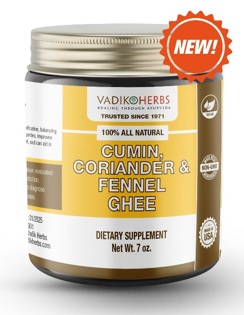 Cumin Coriander Fennel Ghee-Organic (7oz)