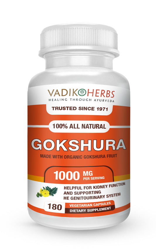 GOKSHURA FRUIT CAPSULES - Vadik Herbs