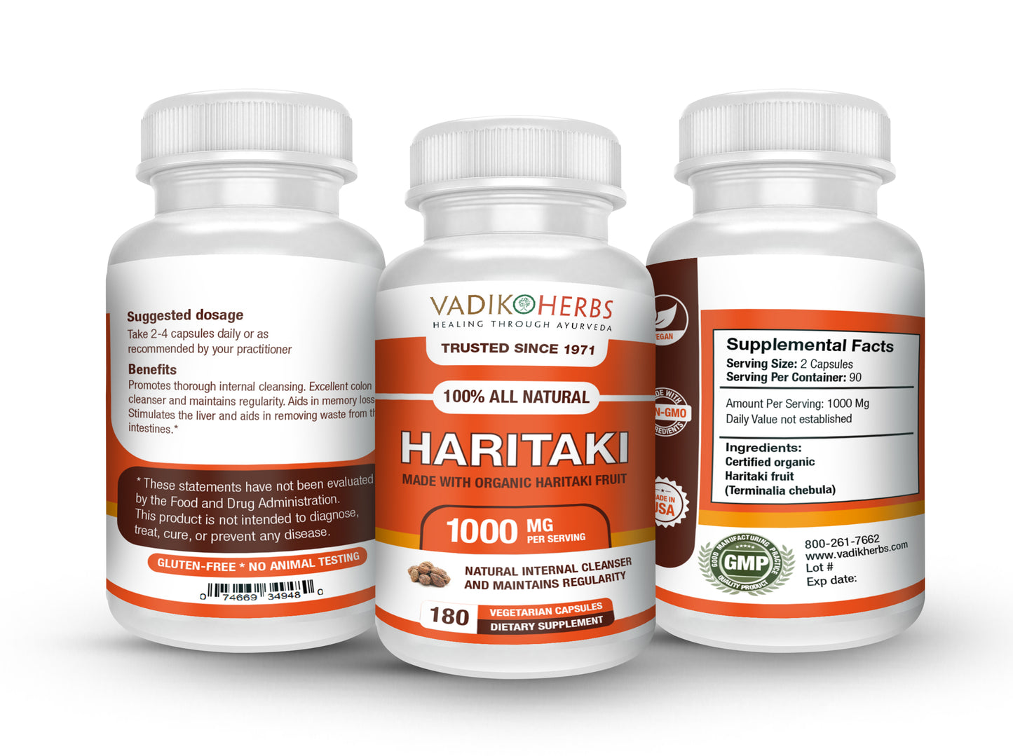 HARITAKI CAPSULES - Vadik Herbs