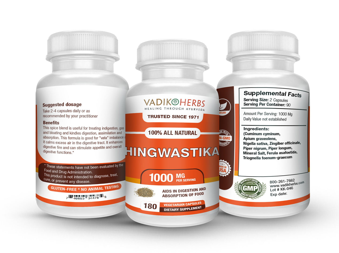 HINGWASTIKA CAPSULES - Vadik Herbs