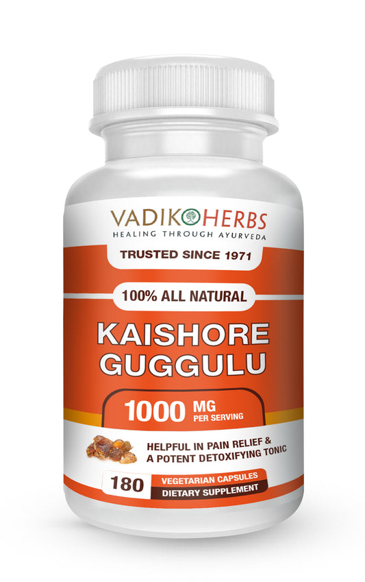 KAISHORE GUGGULU CAPSULES - Vadik Herbs