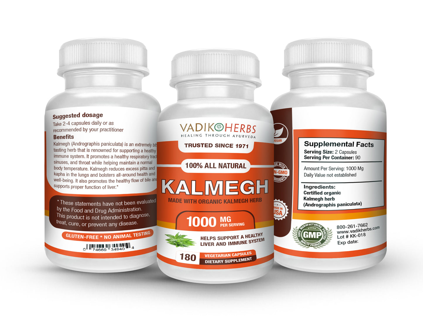 KALMEGH CAPSULES - Vadik Herbs