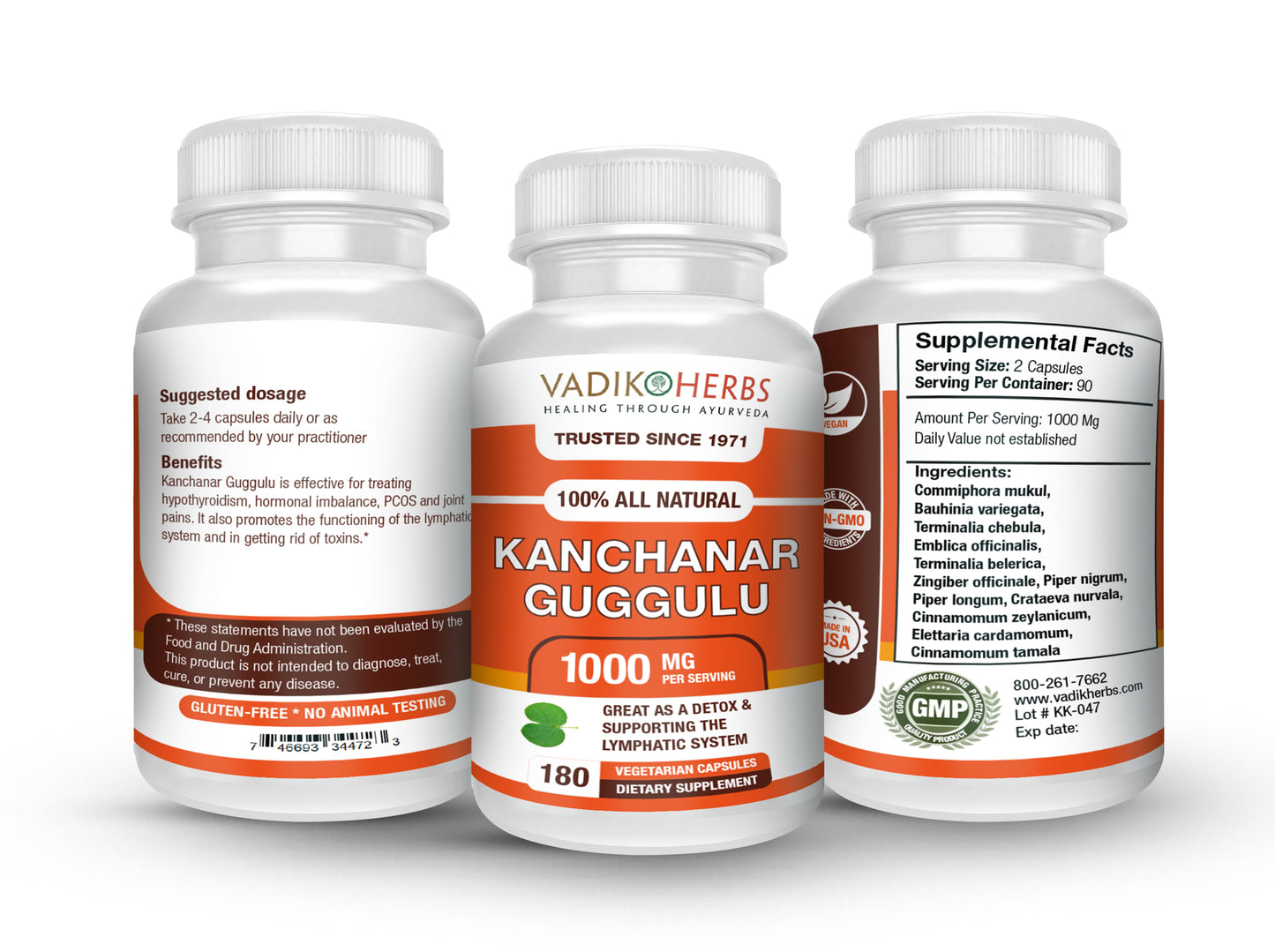 KANCHANAR GUGGULU CAPSULES - Vadik Herbs