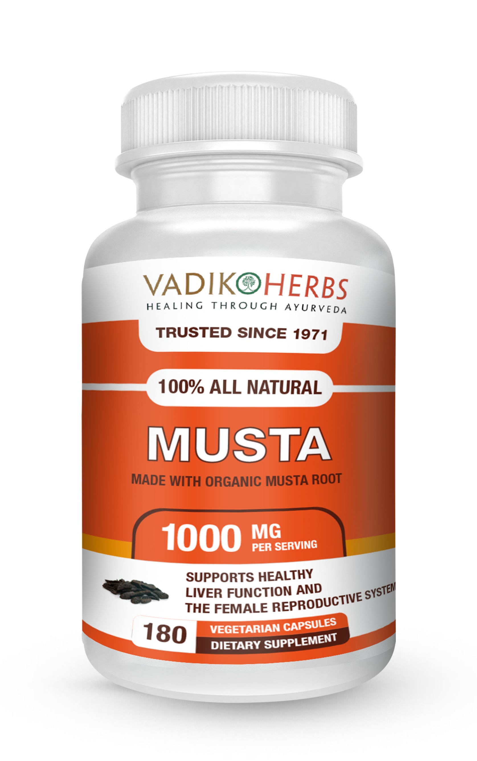 MUSTA ROOT CAPSULES - Vadik Herbs