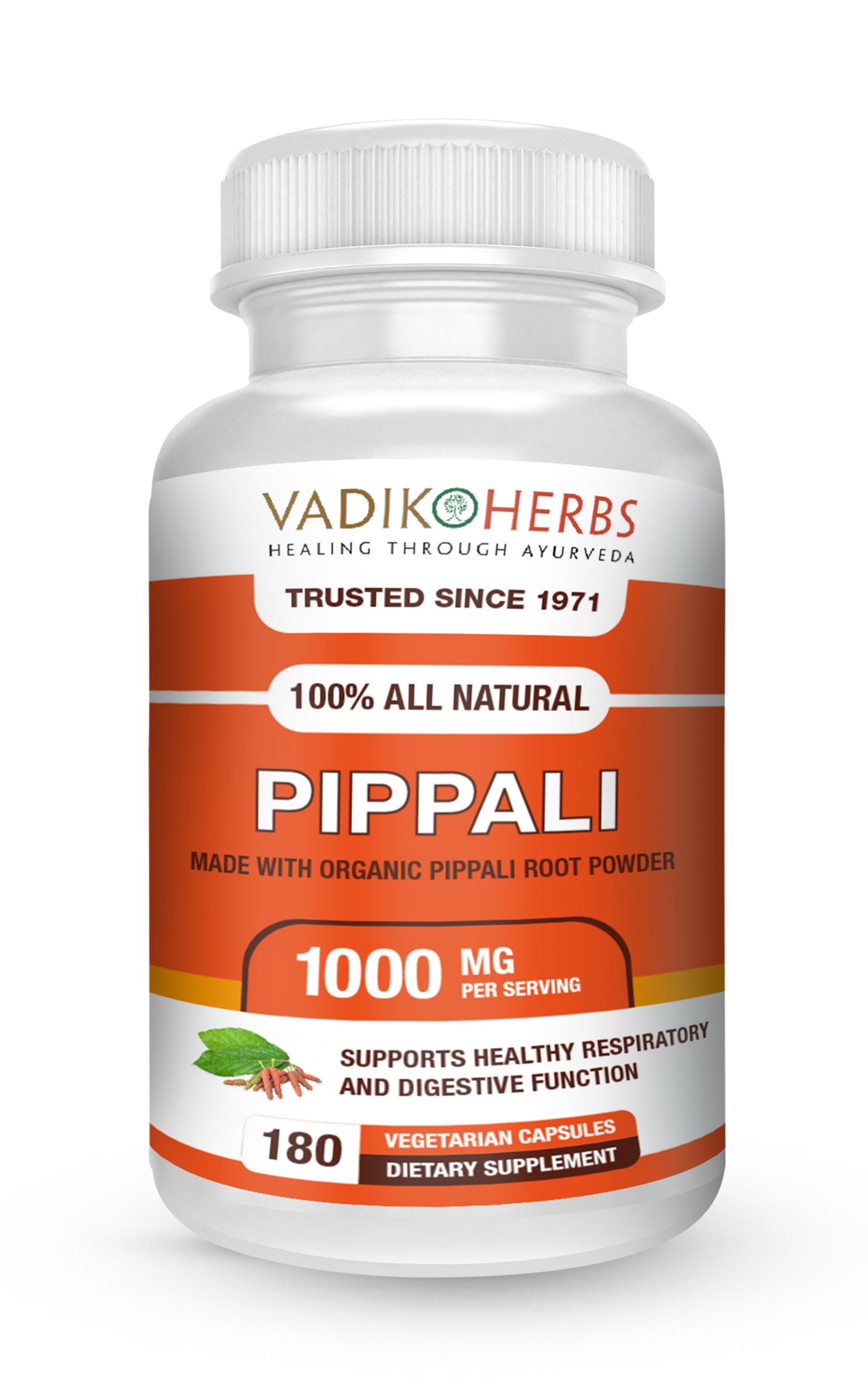 PIPPALI ROOT CAPSULES - Vadik Herbs