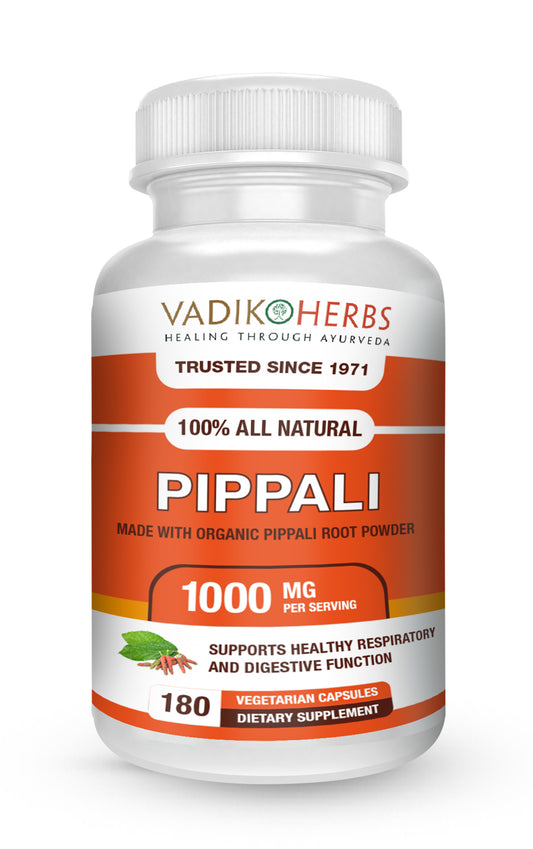 PIPPALI ROOT CAPSULES - Vadik Herbs