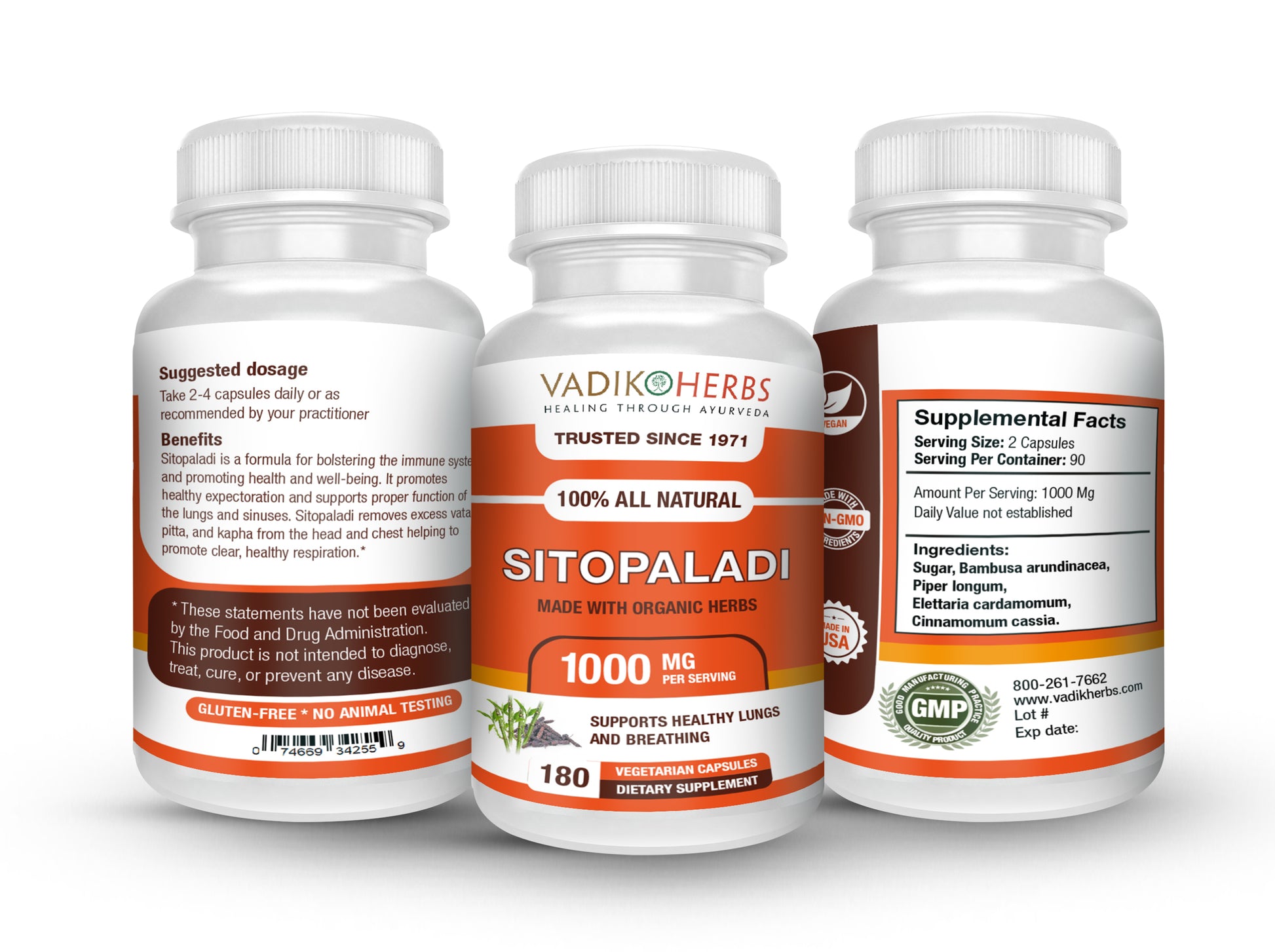 SITOPALADI CAPSULES - Vadik Herbs