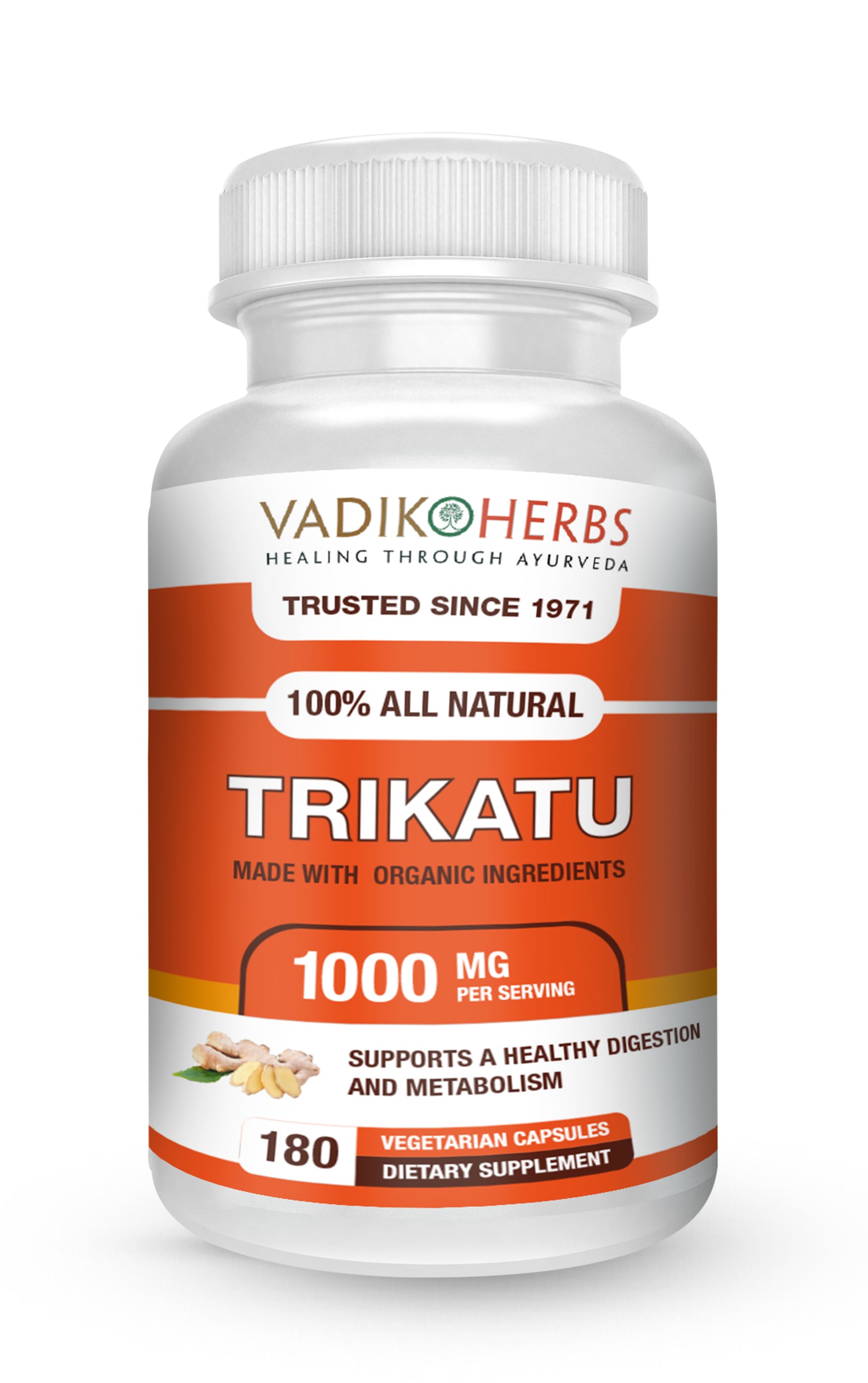 TRIKATU CAPSULES - Vadik Herbs
