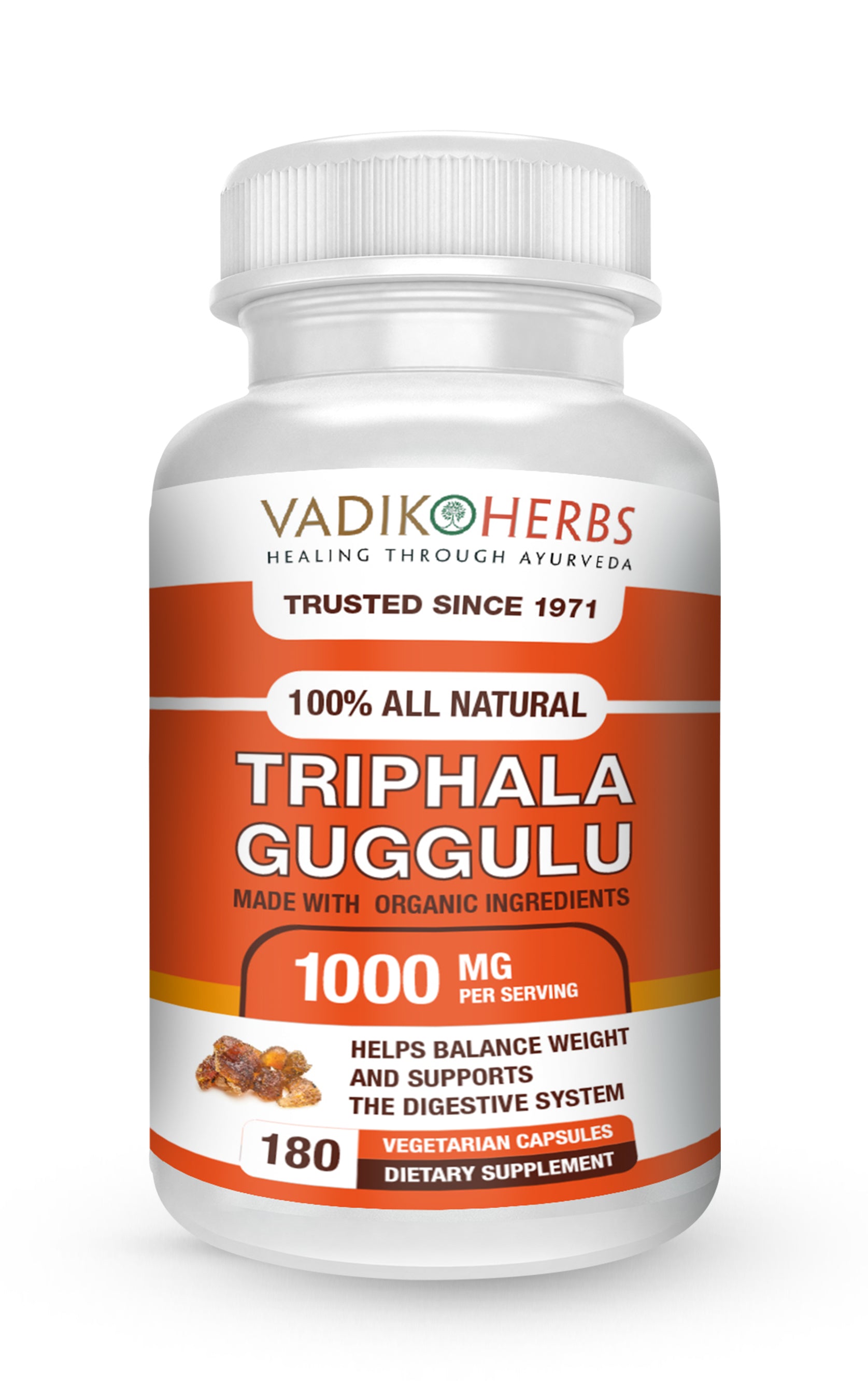 TRIPHALA GUGGULU CAPSULES - Vadik Herbs
