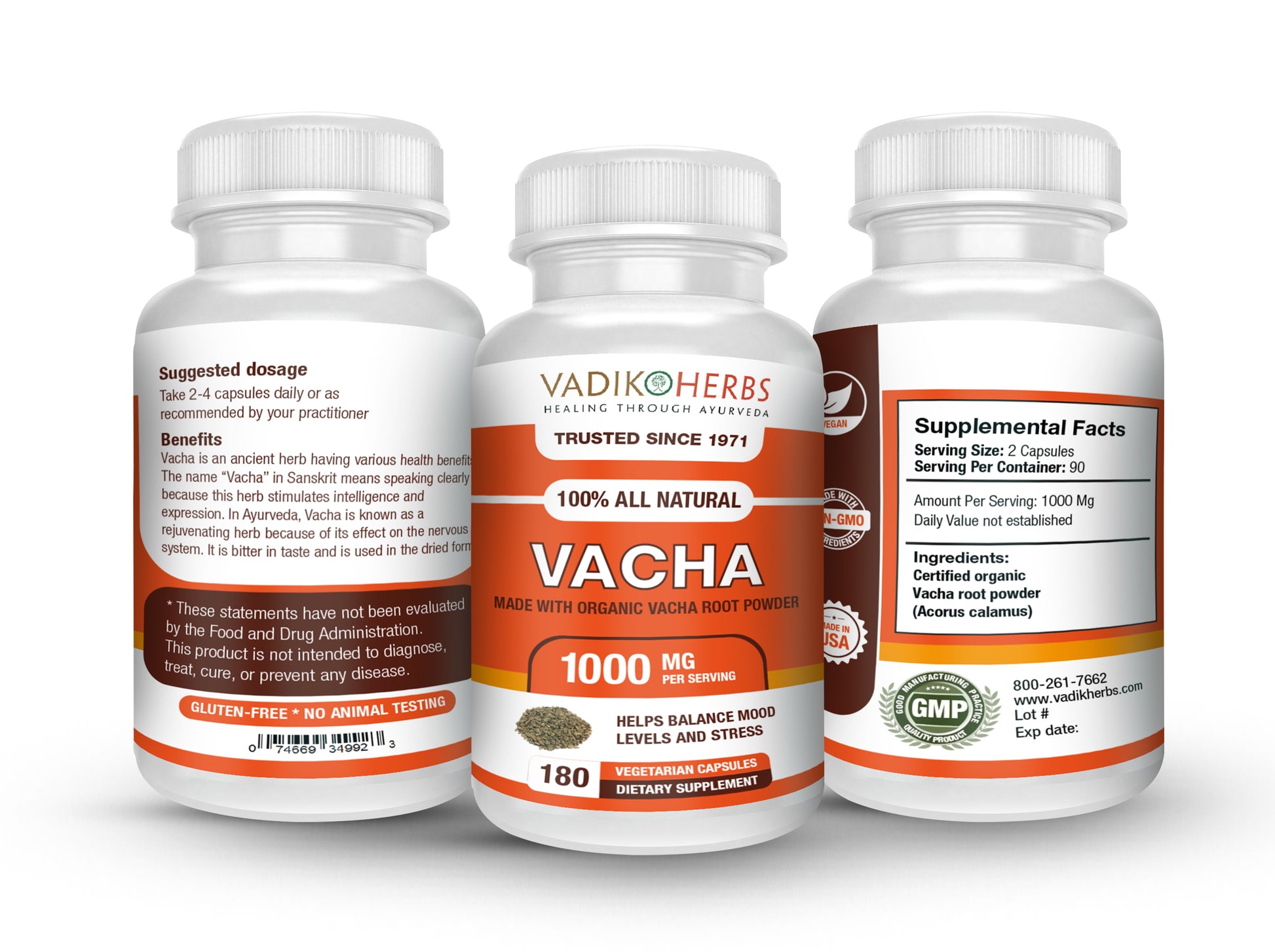 VACHA CAPSULES - Vadik Herbs