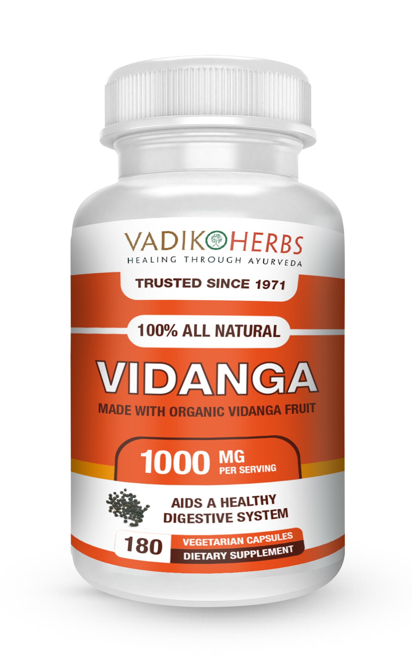 VIDANGA CAPSULES - Vadik Herbs