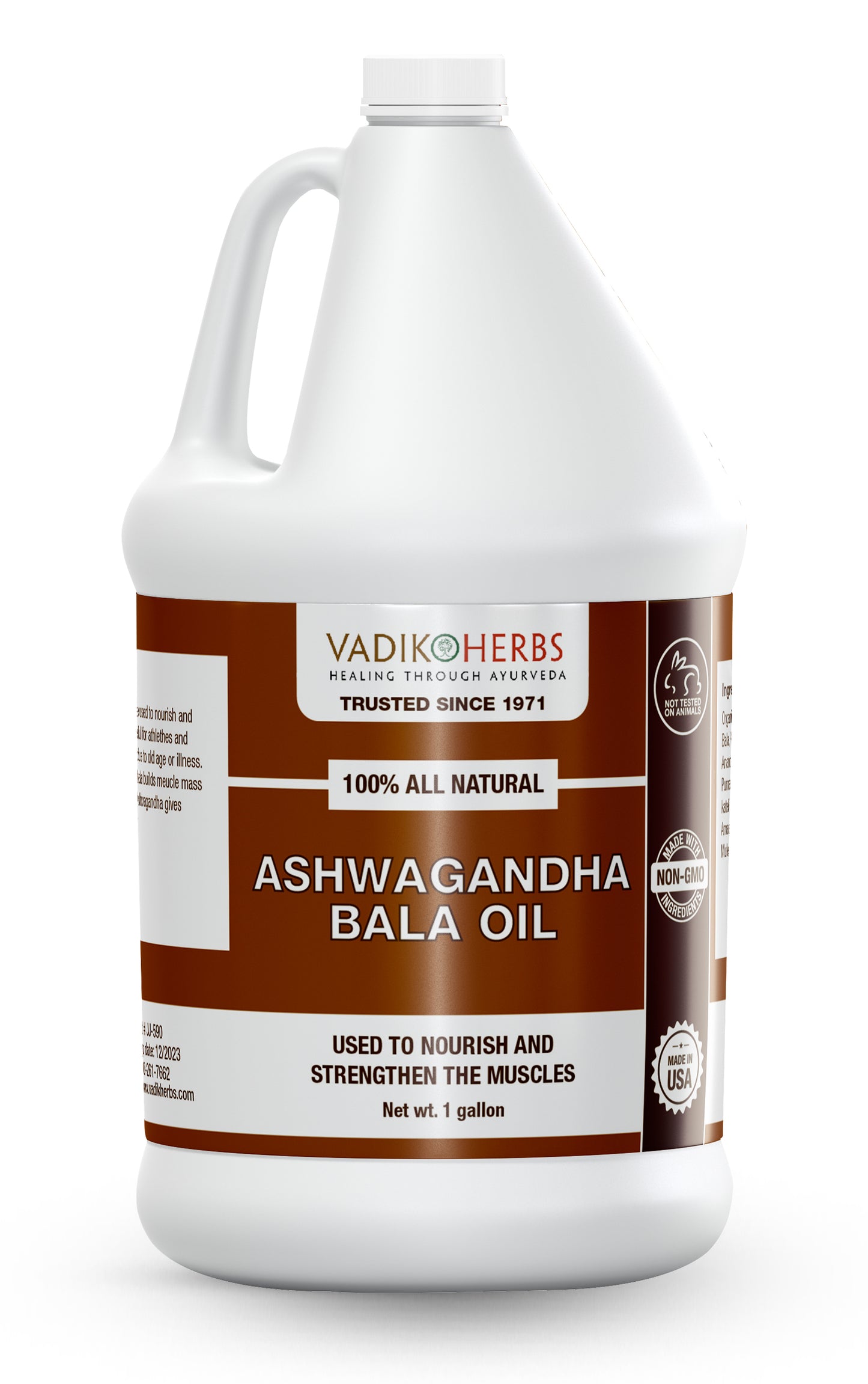 Ashwagandha Bala Massage Oil - Vadik Herbs