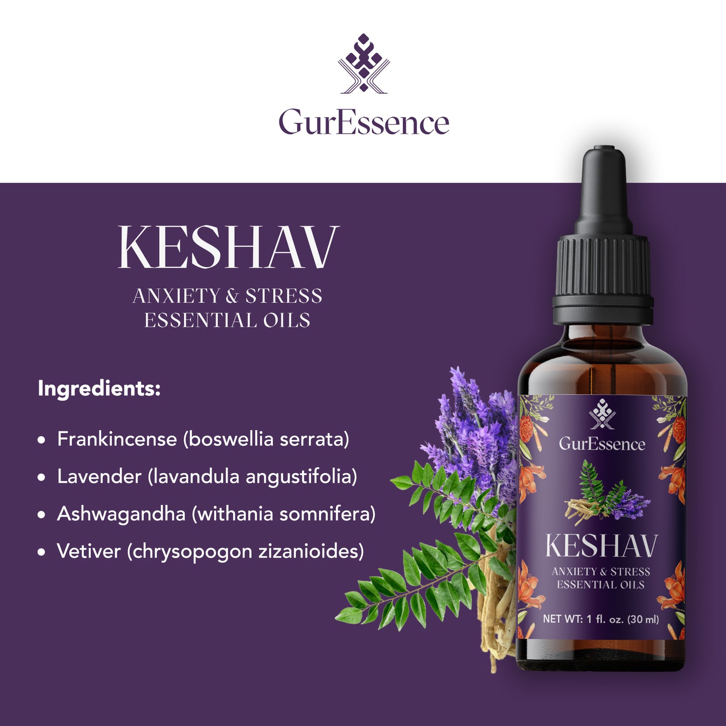 KESHAV: <p>Anxiety & Stress Relief - Vadik Herbs