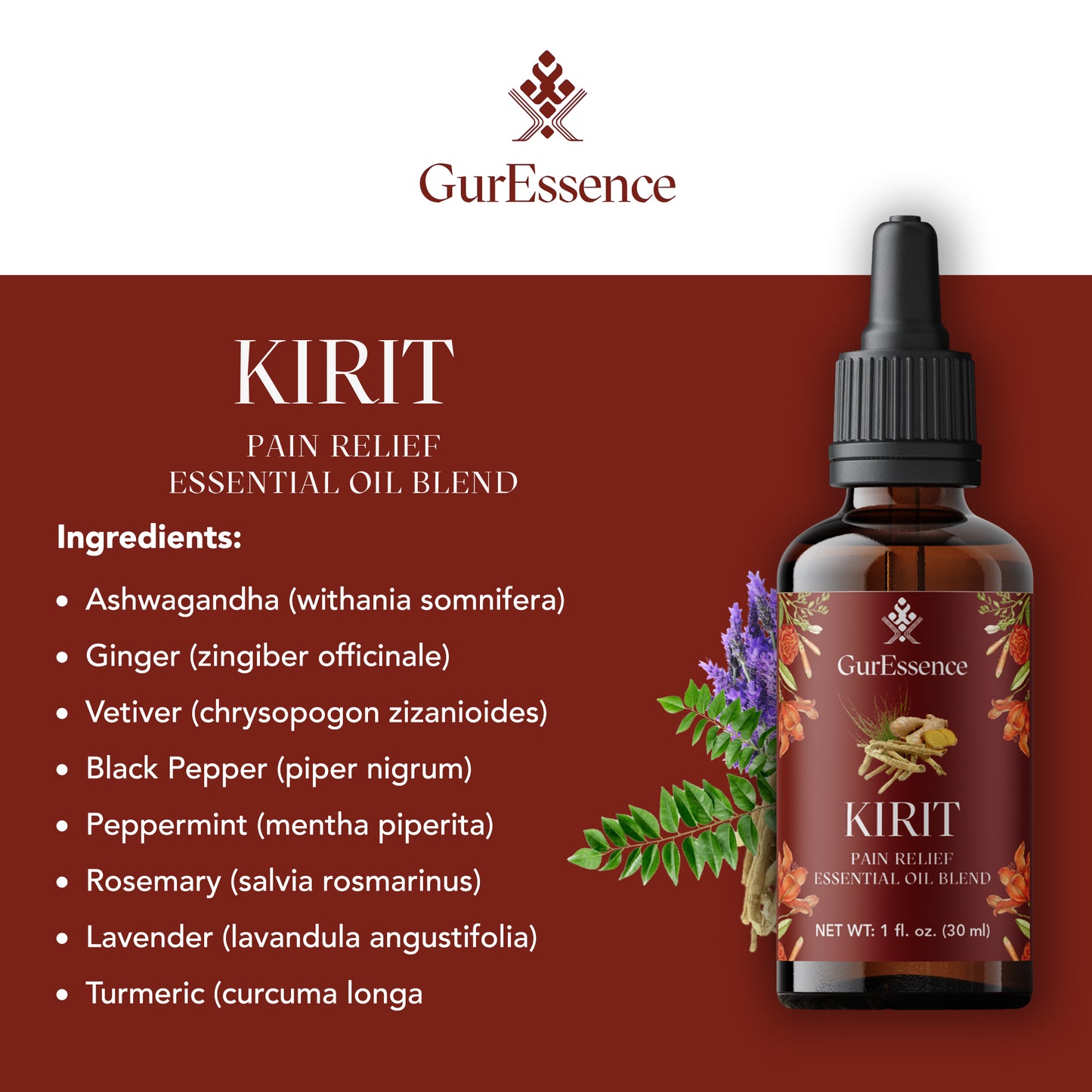 KIRIT: <p>Pain Relief Oil - Vadik Herbs