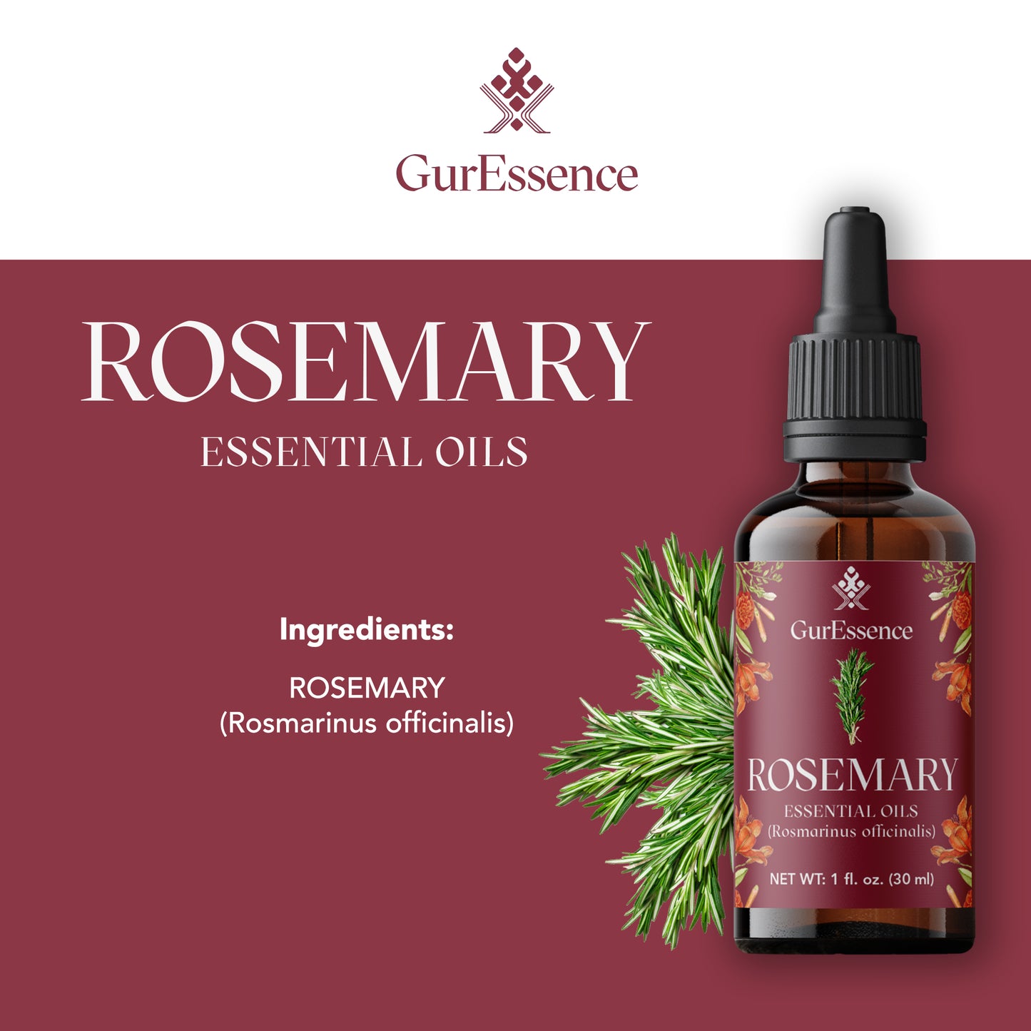Rosemary Essential Oil - Vadik Herbs