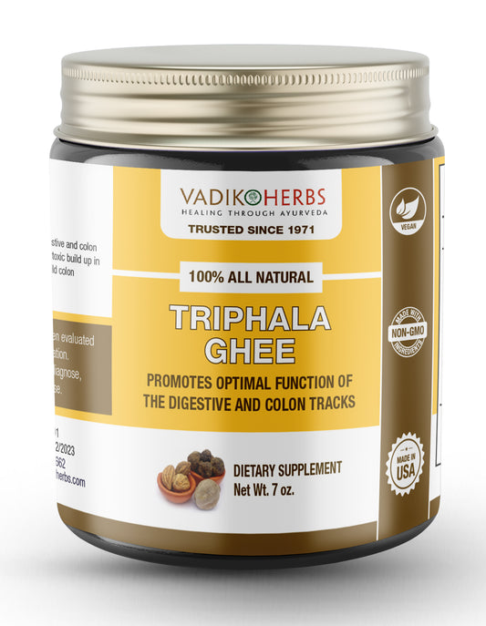 Triphala Ghee-Organic (7oz) - Vadik Herbs
