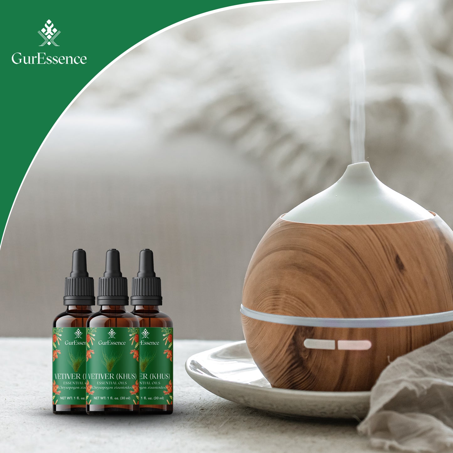 Vetiver (Khus) Essential Oil - Vadik Herbs