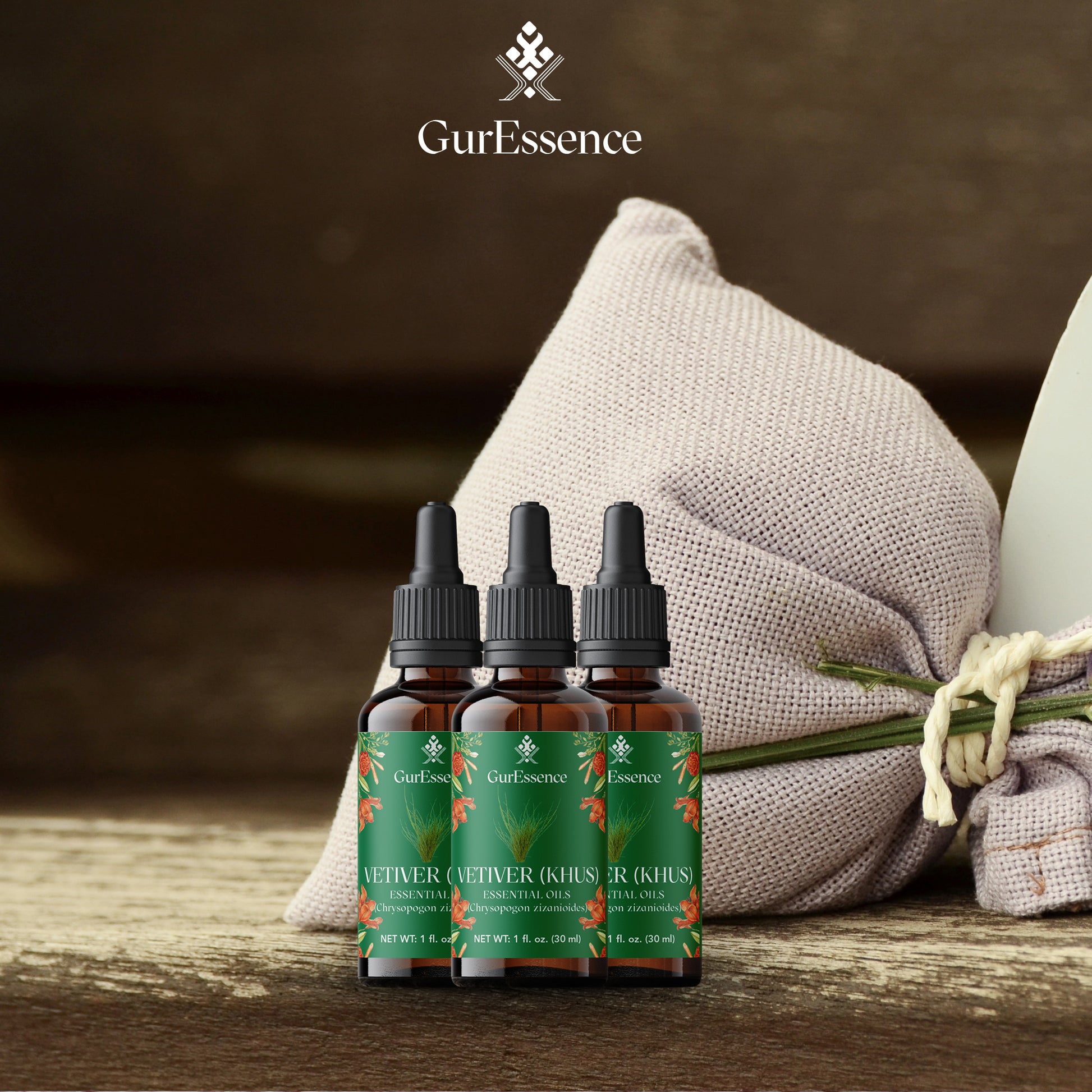 Vetiver (Khus) Essential Oil - Vadik Herbs