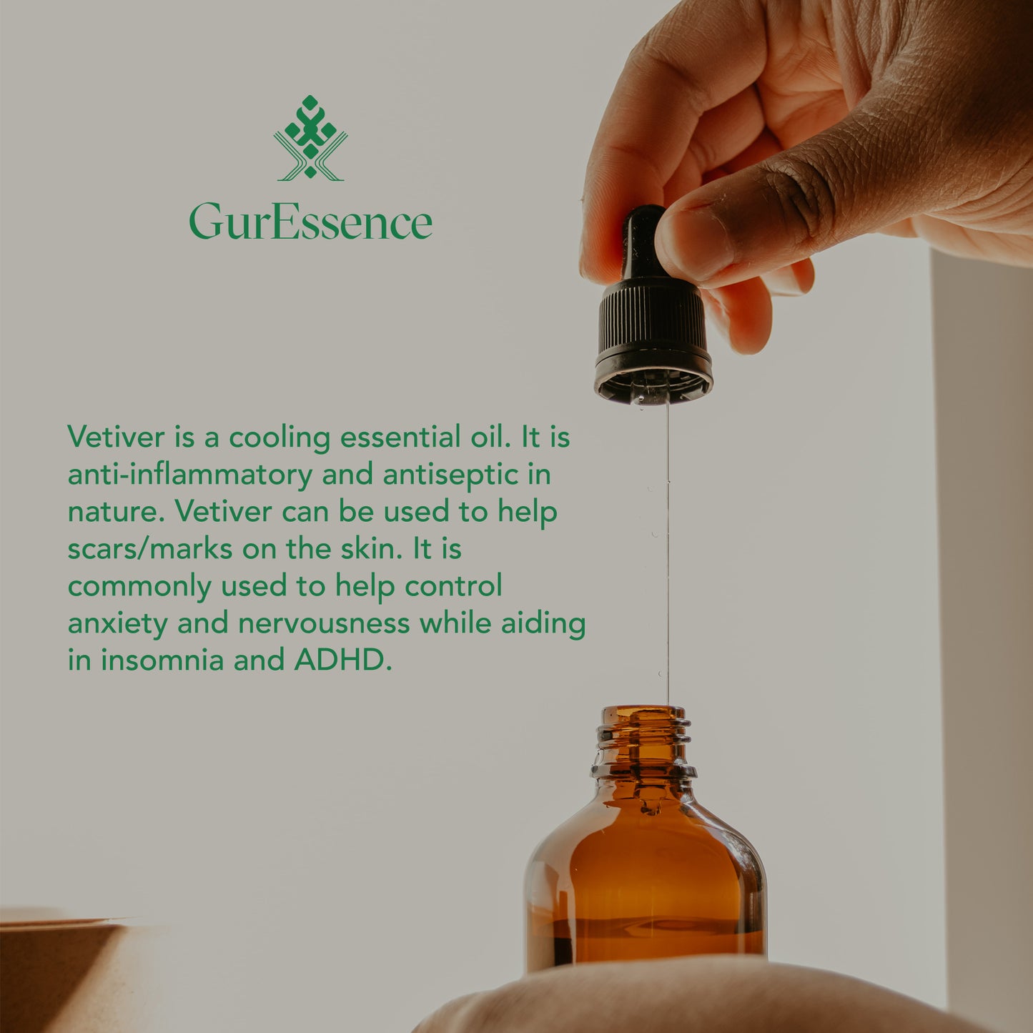 Vetiver (Khus) Essential Oil - Vadik Herbs