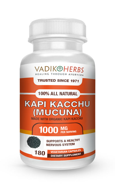 KAPI KACCHU (MUCUNA) CAPSULES - Vadik Herbs