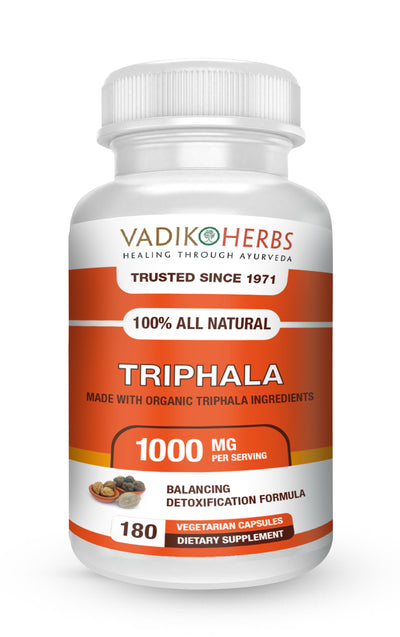 TRIPHALA CAPSULES - Vadik Herbs