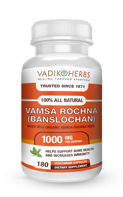 VAMSA ROCHNA (BANSLOCHAN) CAPSULES - Vadik Herbs