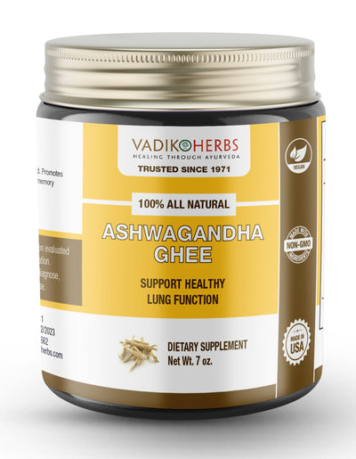 Ashwagandha Ghee-Organic (7oz) - Vadik Herbs