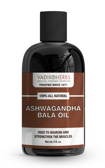 Ashwagandha Bala Massage Oil - Vadik Herbs
