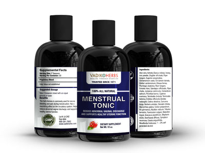 Menstrual Tonic Drink (Ashokarishta) (10 oz.) - Vadik Herbs
