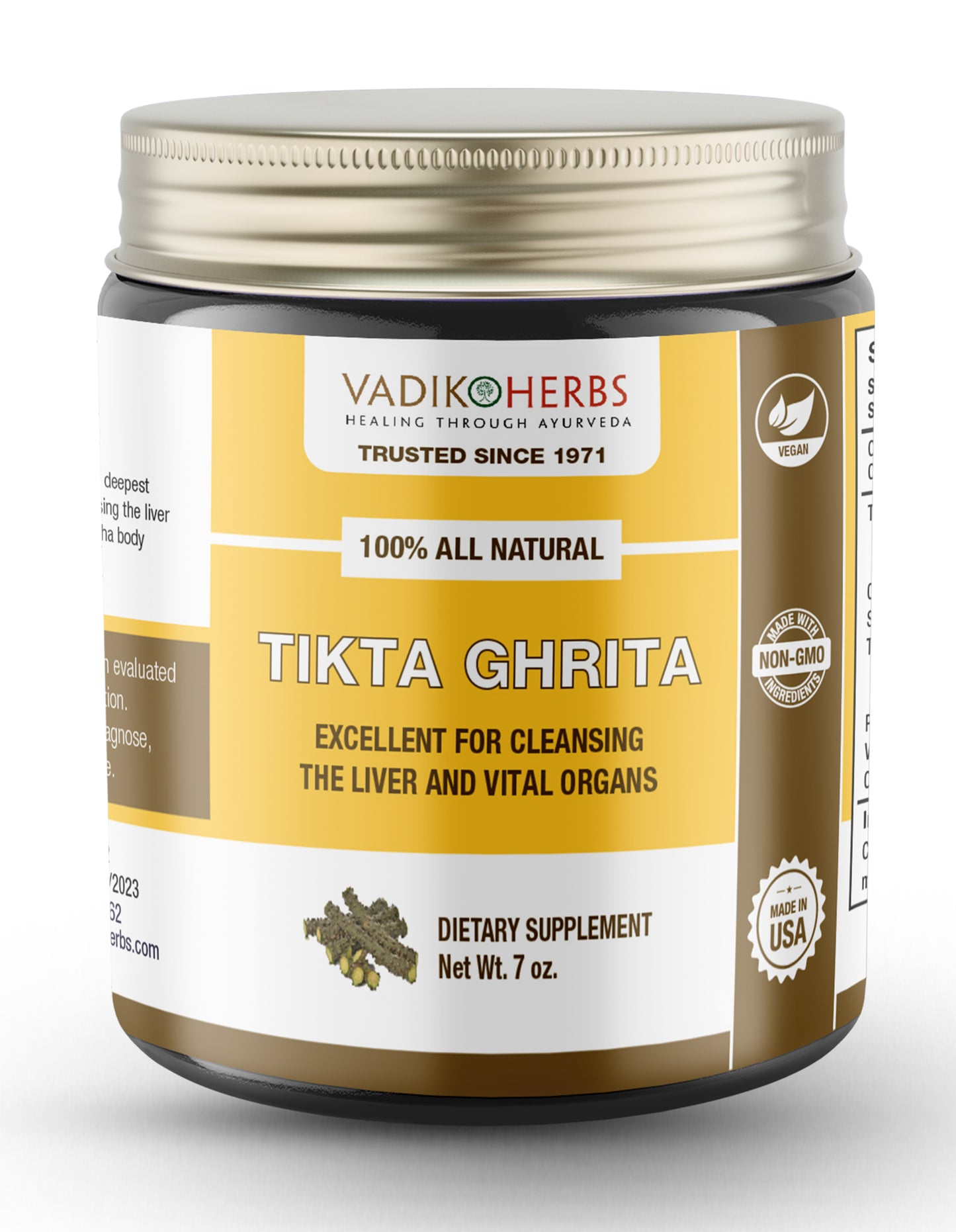 Tikta Ghrita (Bitter ghee) (7oz) - Vadik Herbs